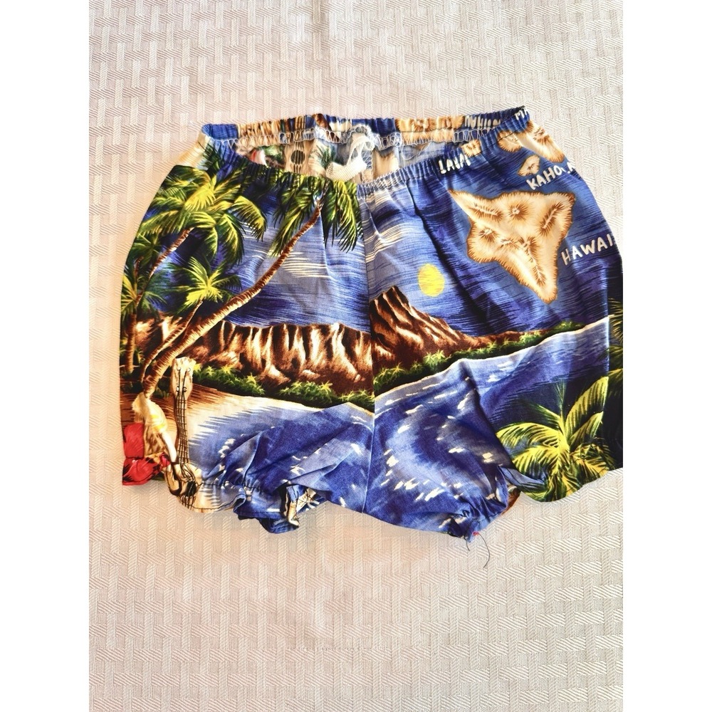 Vintage Hawaiian Print Baby Bloomers‎ Shorts | Made in Hawaii | Size 6M